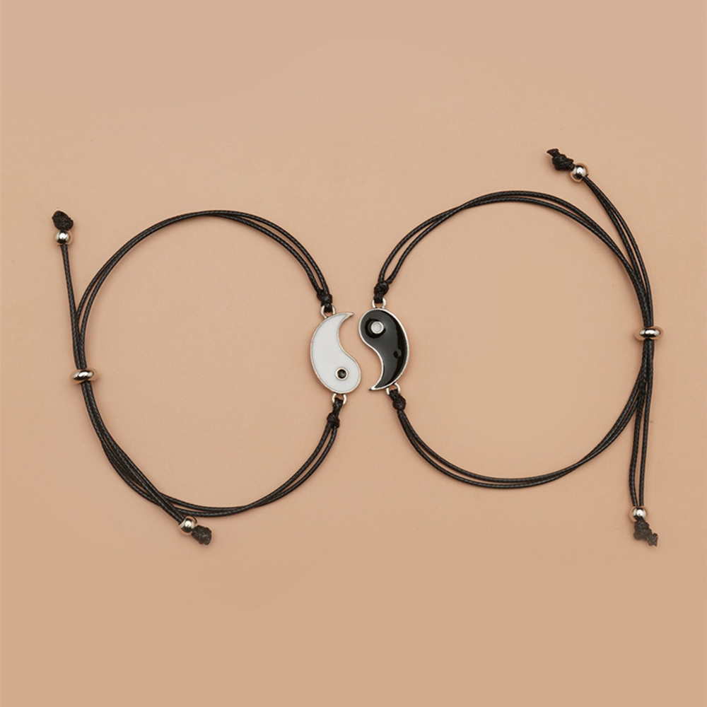 Браслет набор 2 штуки Инь Янь / ZJ7125 /уп 50/