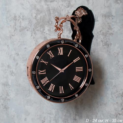 Часы настенные двухсторонние Вокзальные 24х35 см / 10975 /уп 6/