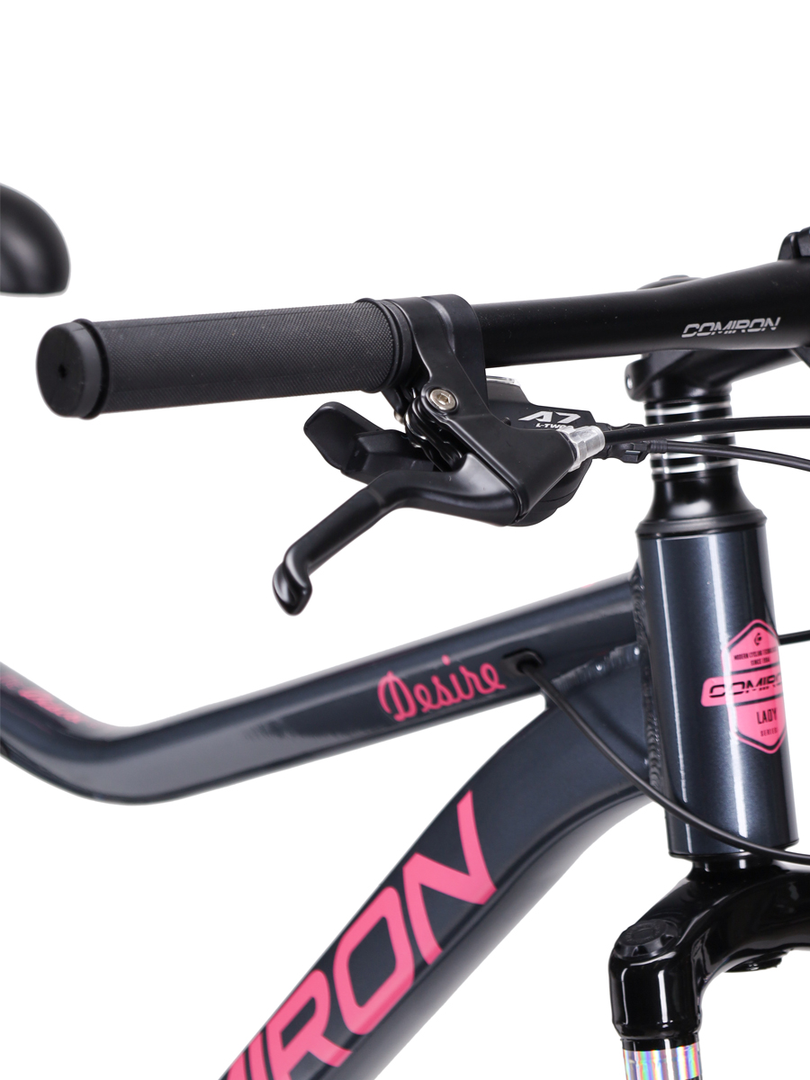 Велосипед 27,5" рама 17" 1х10sp COMIRON DESIRE розовый дымный