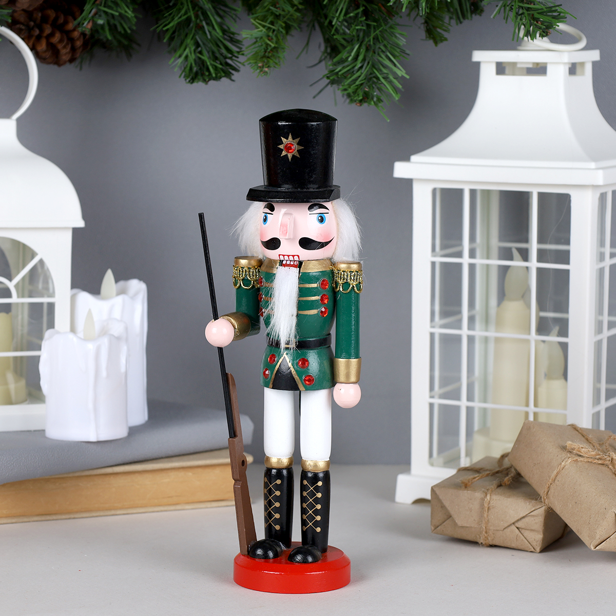 Новогоднее украшение Щелкунчик 25 см / TU-475 /уп 48/без выбора формы