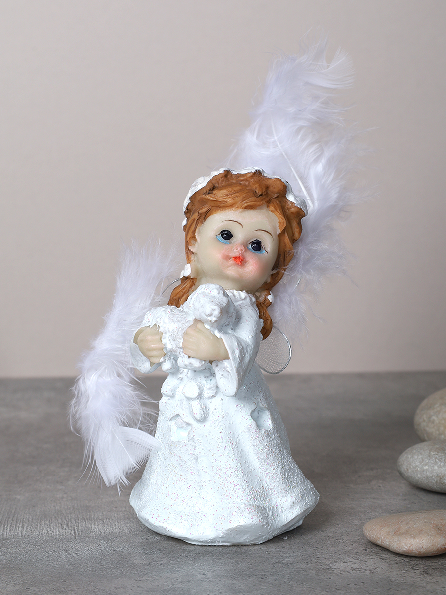 Фигурка Ангел 10 см / QТ34 /уп 4/144/крылья перо