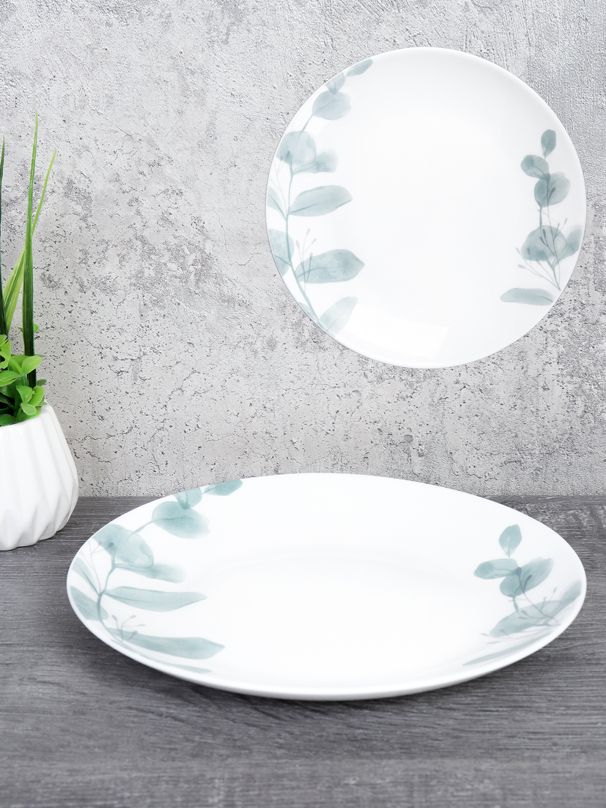 Тарелка плоская 190 мм Евро Дэй / FLYGP75 (24111) /уп 48/ Эвкалипт 