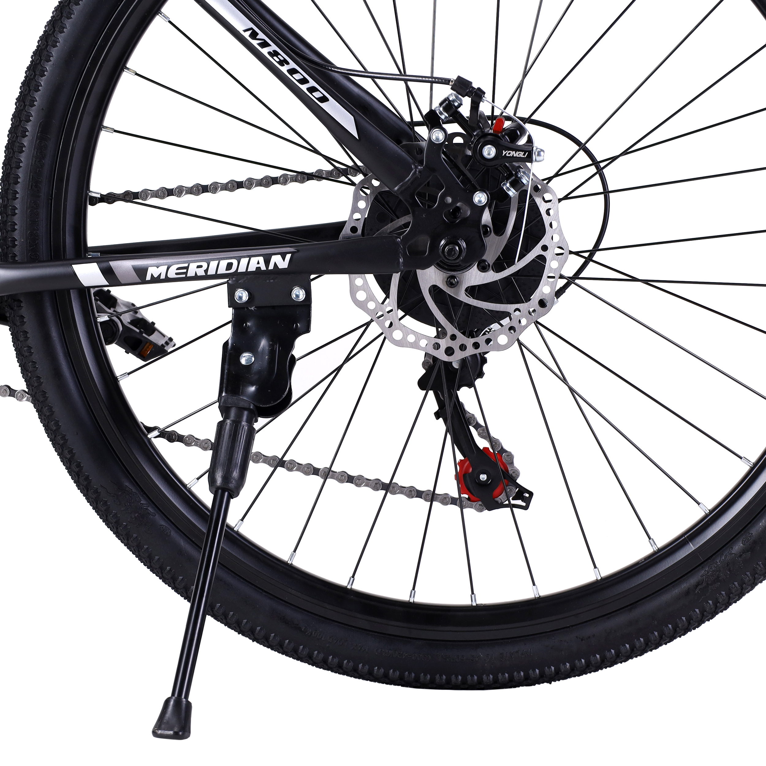 Велосипед горный MERIDIAN MOUNTAIN II 26-17" 21S DISC BRAKE цвет: чёрный-серый