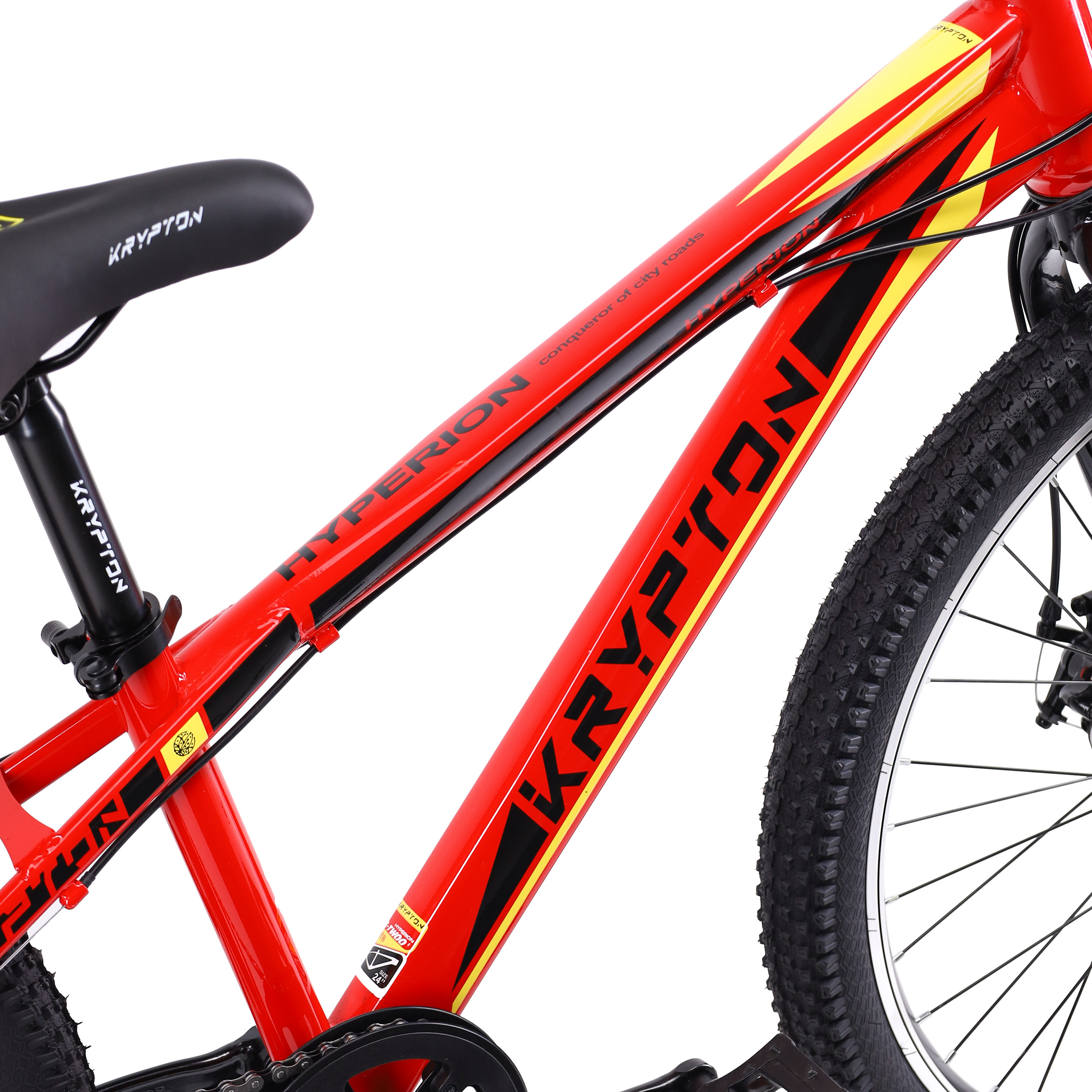 Велосипед 24" Krypton Hyperion ригид KH10R24HF 7sp огненный феррари