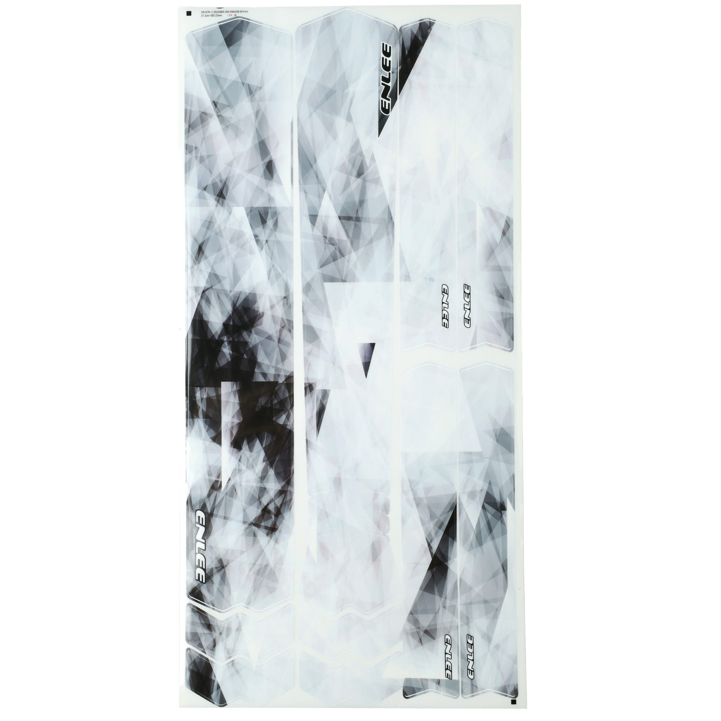 Защита рамы. Стикеры термопластик TPU. ENLEE. Комплект 10 стикеров. 200 микрон. Chinese style