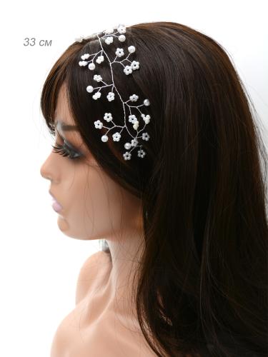 Веточка для волос 33 см / 279-5 /уп 12/с невидимками