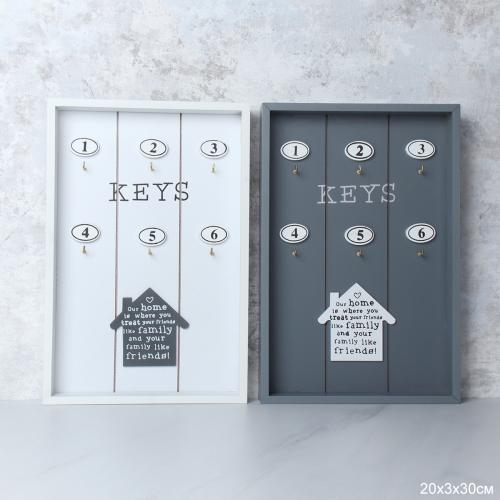 Ключница открытая на 6 ключей 20х30 см / AW-404 /уп 6/48/