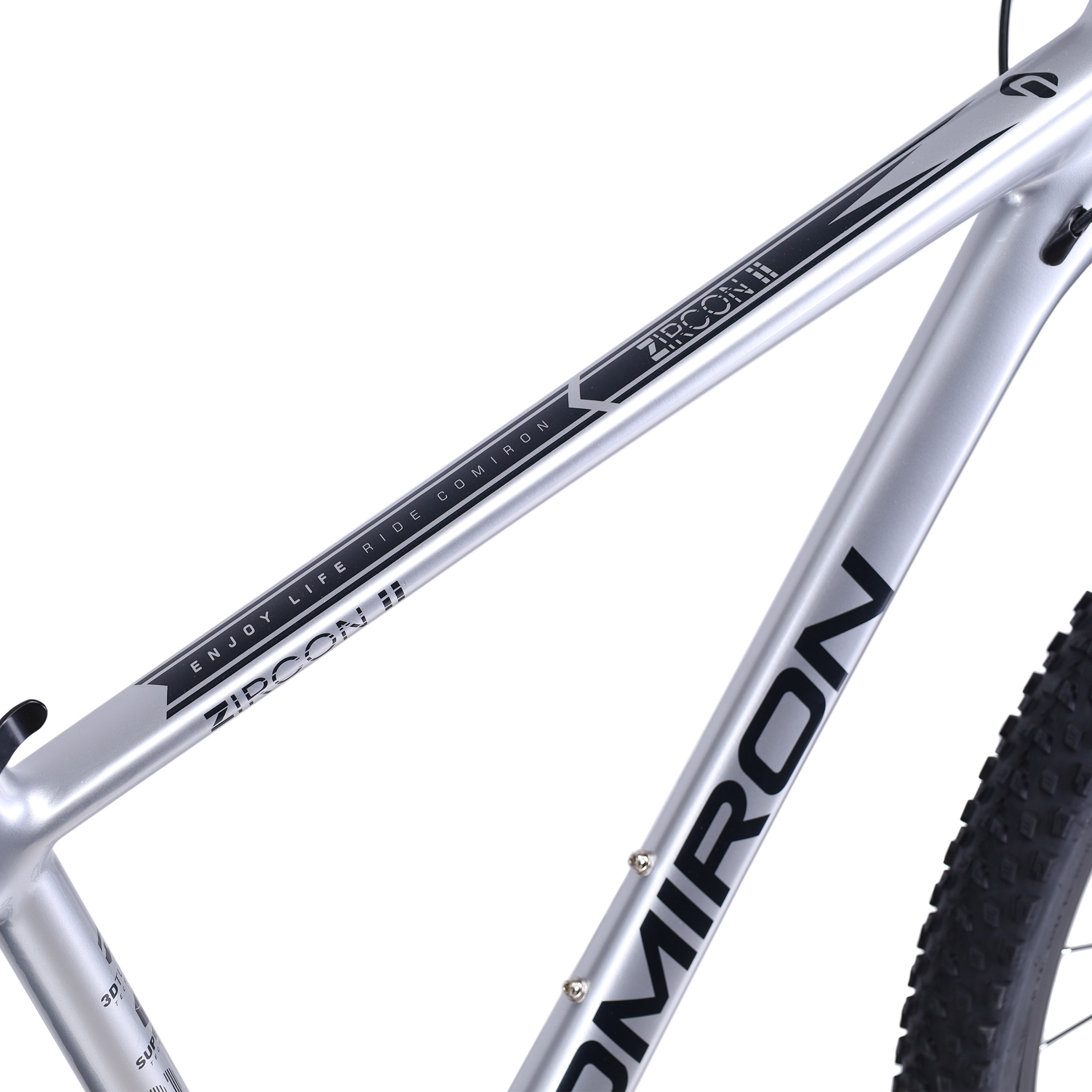 Велосипед горный COMIRON ZIRCON II 29-21", 1*12S, серебро SHINY QUIKSILVER