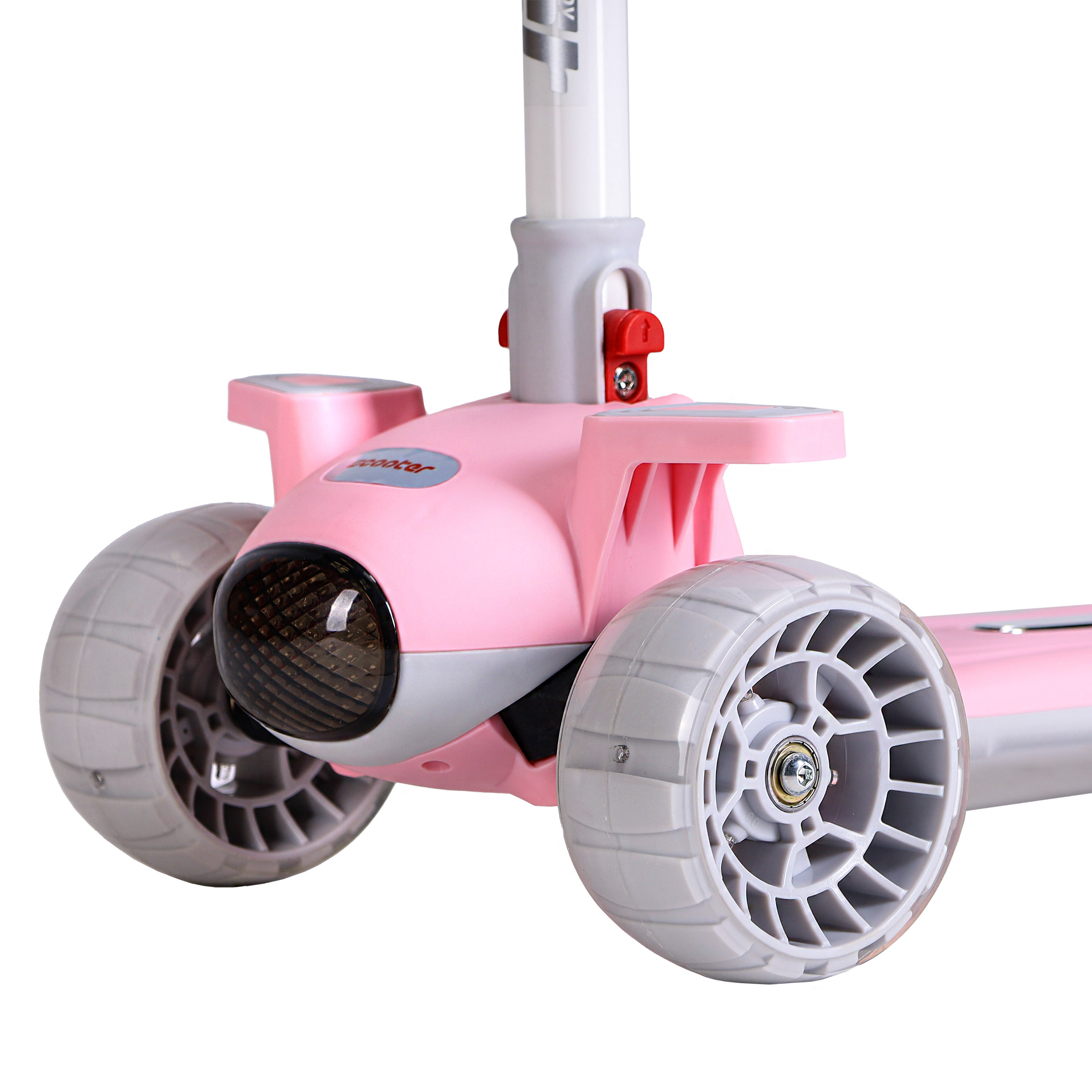 Самокат 3-х колесный SCOOTER Aero / ML-718 /уп 6/ розовый