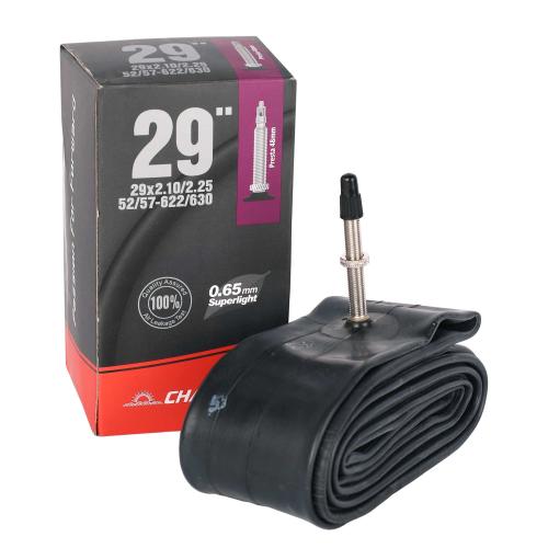Камера велосипедная спортивная CHAOYANG SUPER LITE 29×2.10/2.25 FV48MM 0.65MM 170g /уп50/