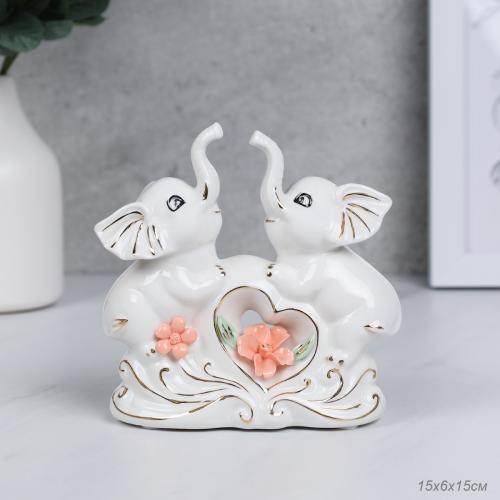 Статуэтка Слоны 15х6х15 см / W3121 /уп 48/