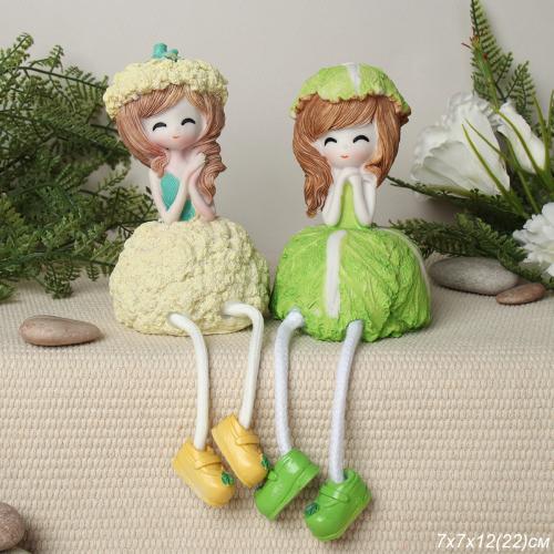 Фигурка Капуста висячие ножки 2 штуки набор 22 см / 9621 /уп 60/_