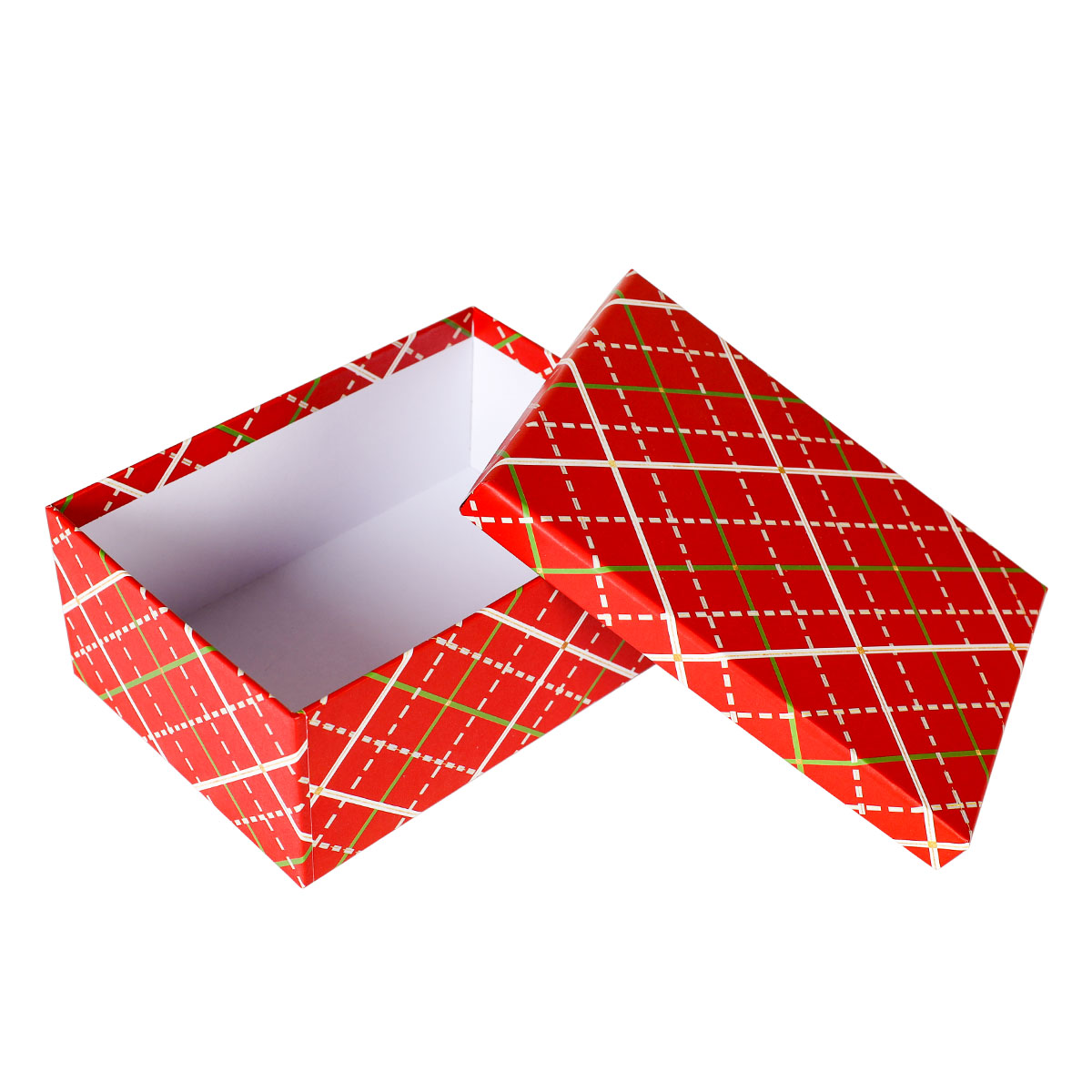 Коробка подарочная Прямоугольная 10 штук набор Новый год / M10-121 /уп 6/