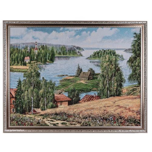 Картина гобелен 60х80  Деревенька / E198/ CHF4203-3 /