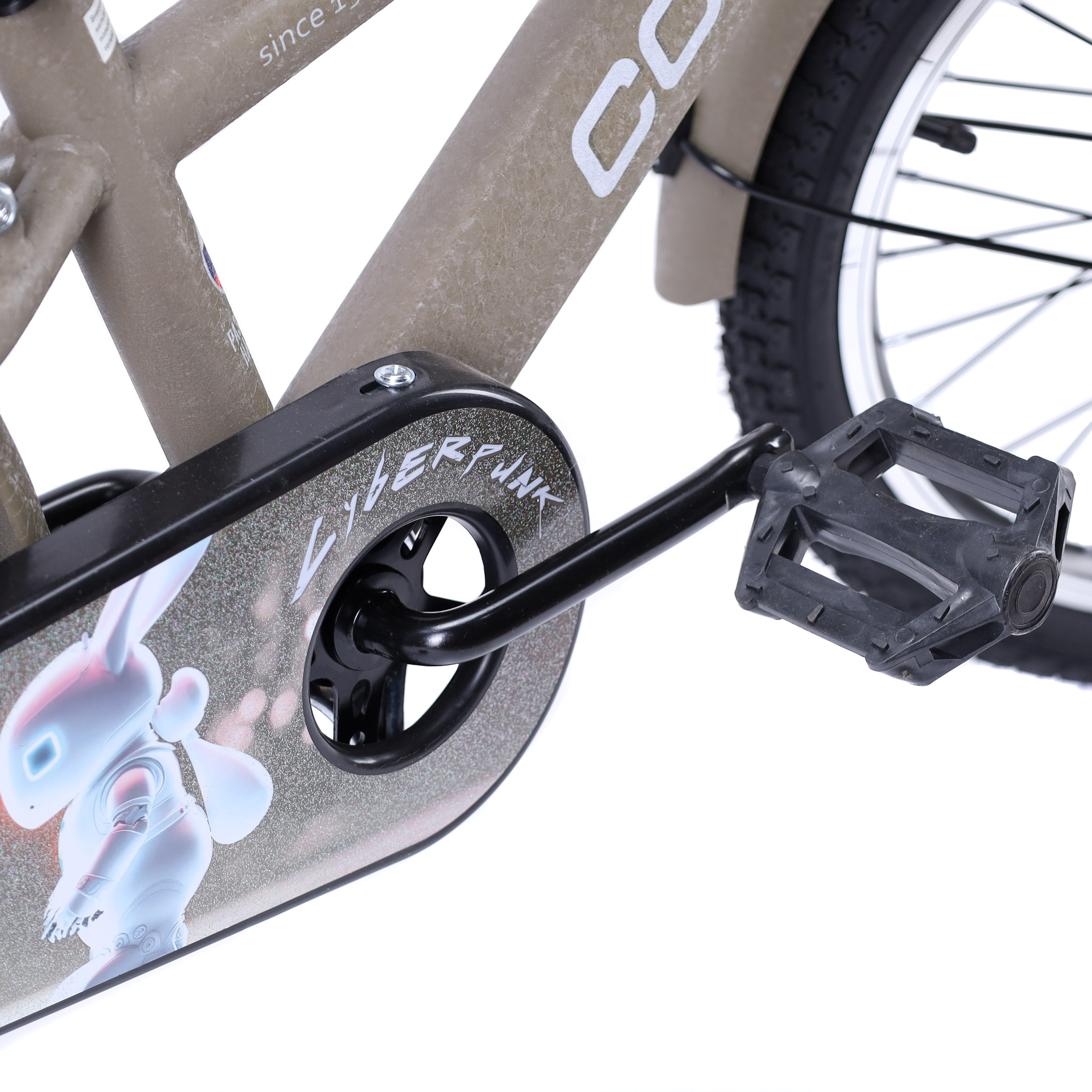 Велосипед 18" COMIRON Cyberpunk A02-18B бежевый