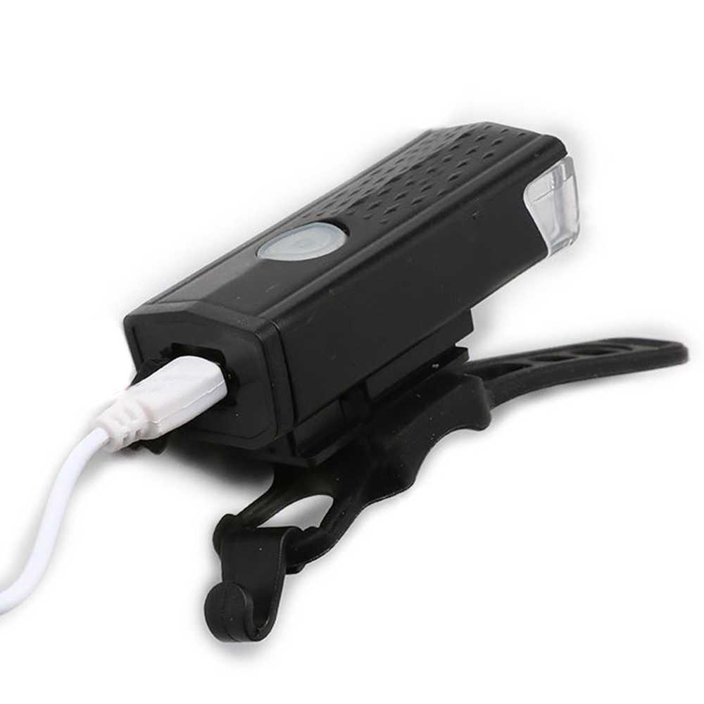 Фонарь передний COMIRON "FR22" корпус: ABS, IPX4; свет: LED, 250lm; аккумулятор, USB, влагозащищённый, 3 режима, OPP /уп 100/400/500