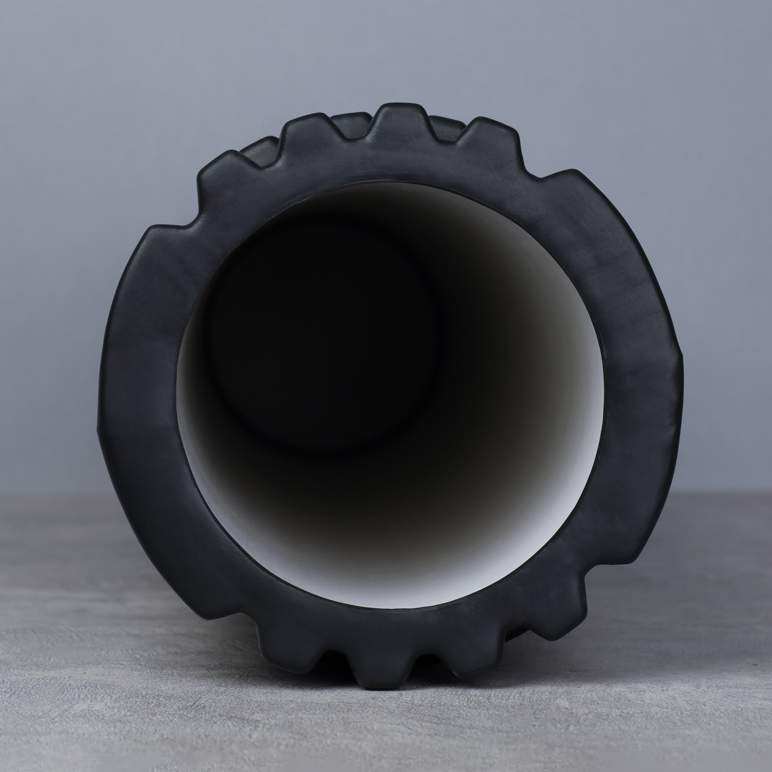 Ролик массажный спортивный Woohooo BRICK 60x14/ черный/уп10