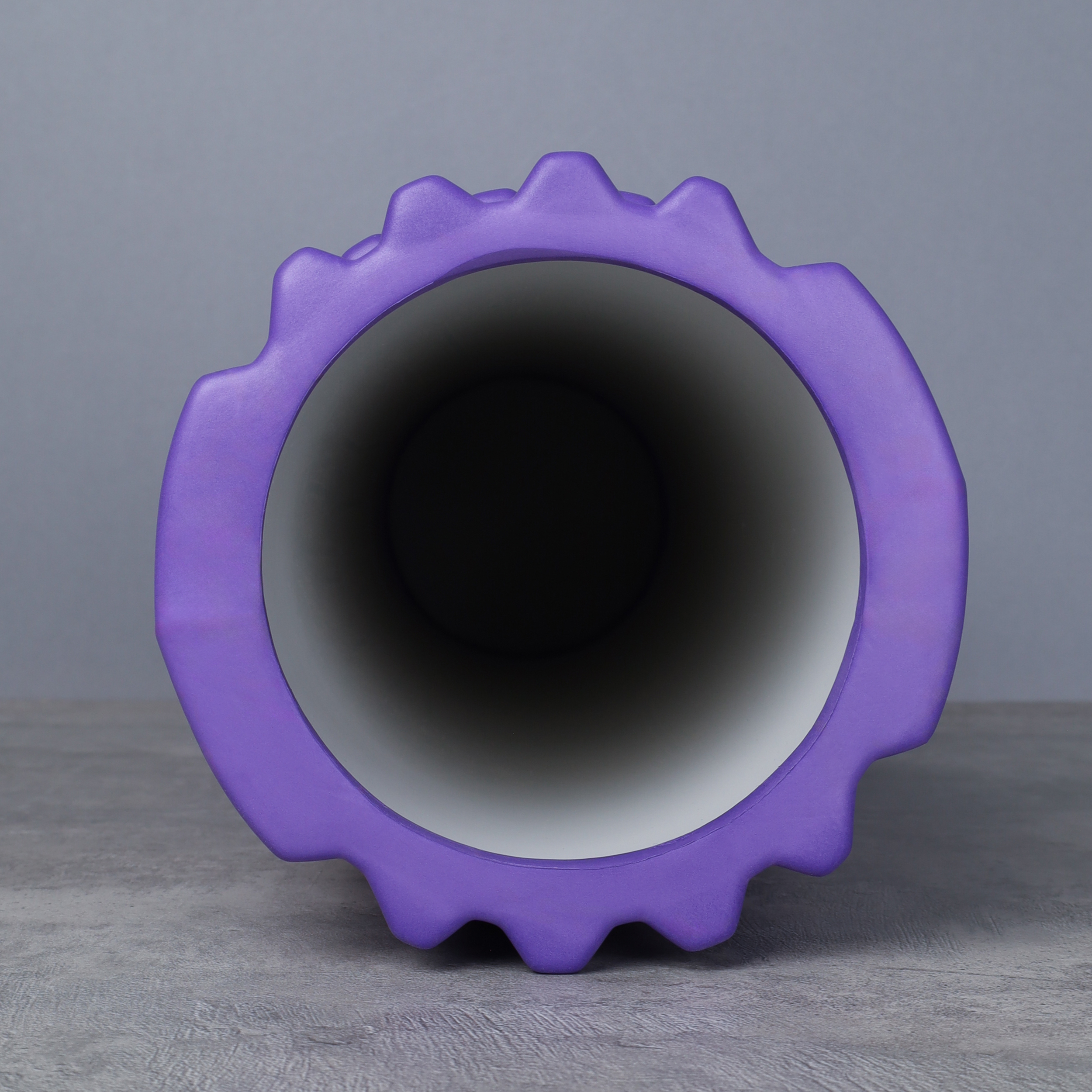 Ролик массажный спортивный Woohooo BRICK 45x14/ фиолетовый/уп10