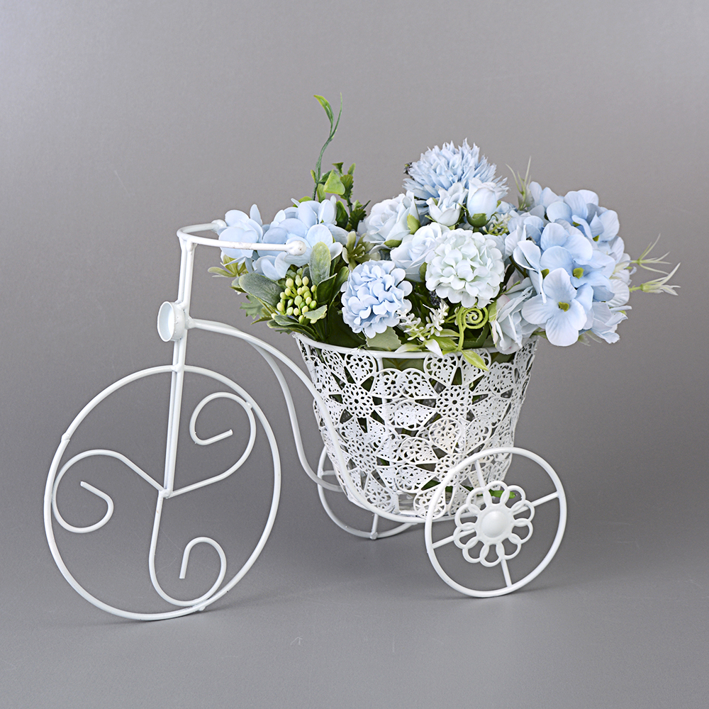 Корзина декоративная / YA3604 /уп 24/ велосипед 14.5х33х22 см