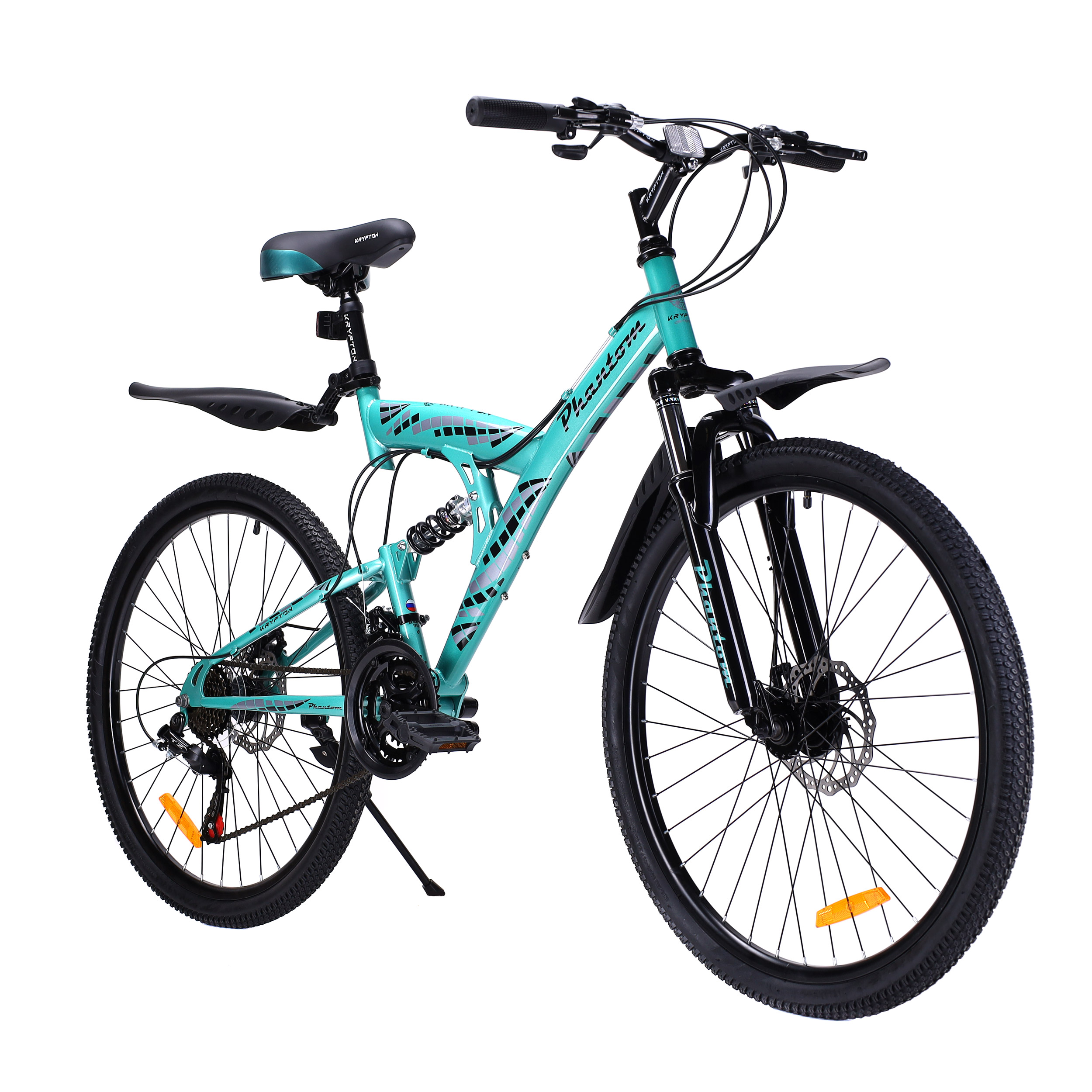 Велосипед 26" рама 18" 21sp KRYPTON PHANTOM зелёный мятный