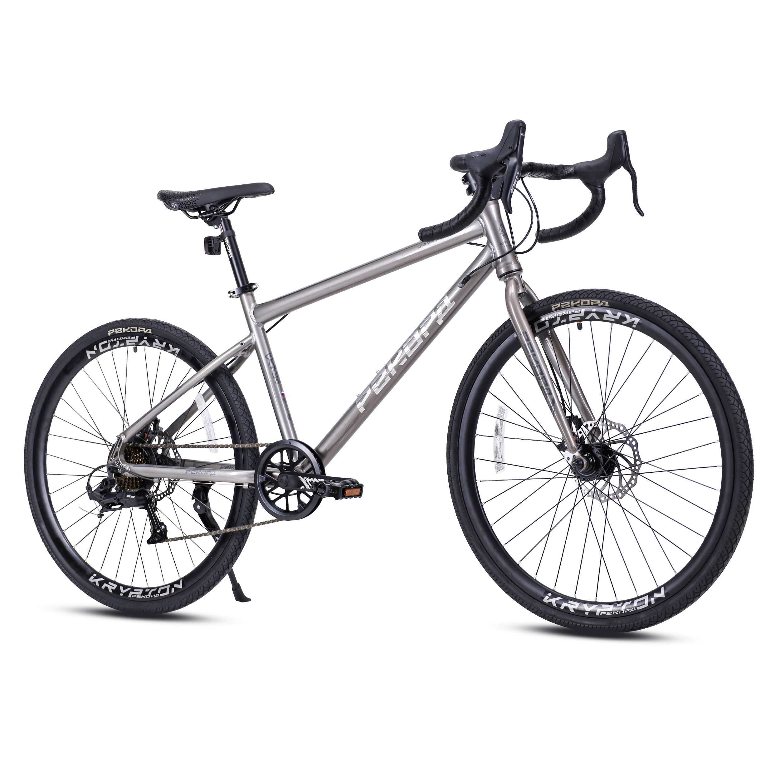 Велосипед гревел KRYPTON РЕКОРД 26" рама 15" 7sp GRAY