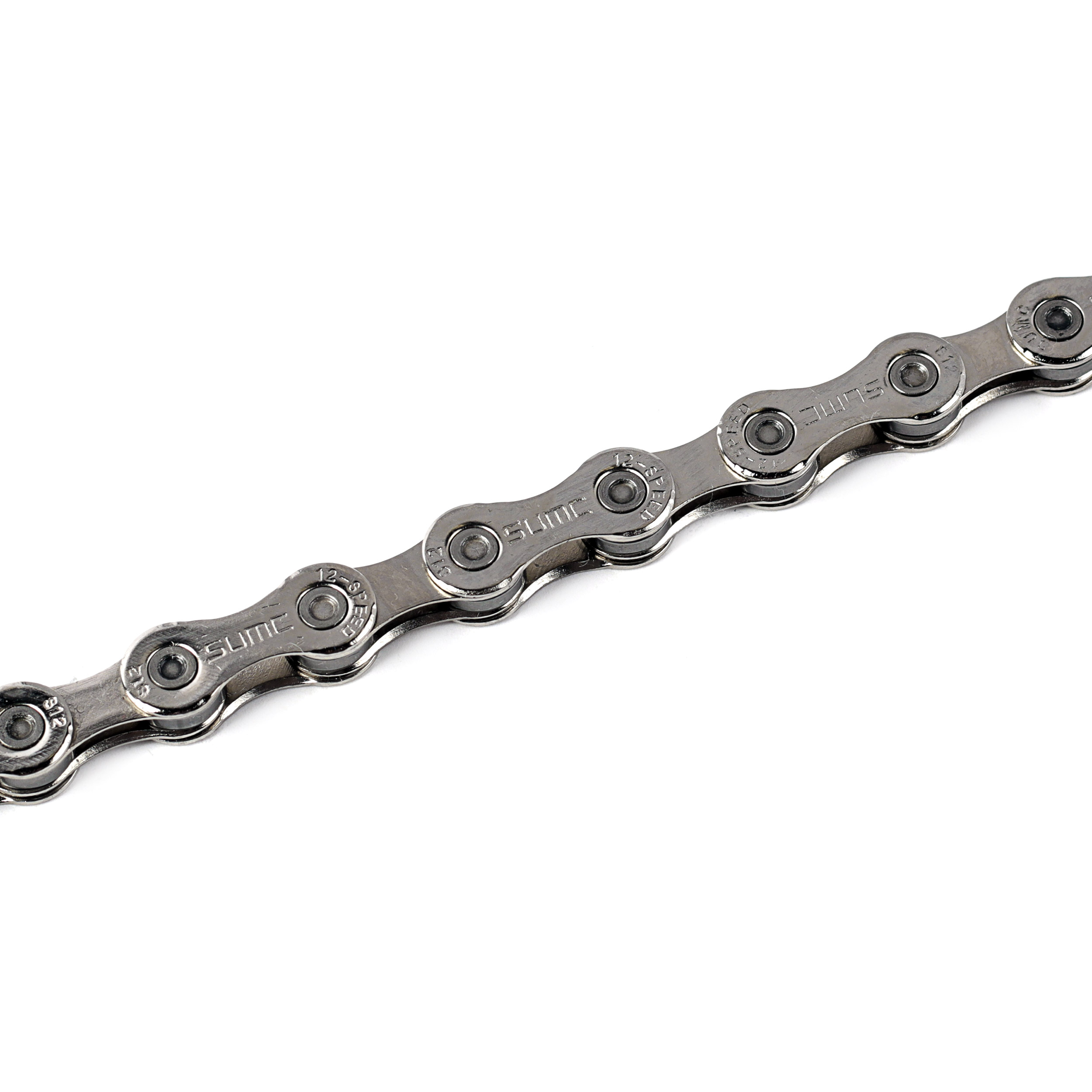 Велосипедная цепь SUMC 12 speed SX12 1/2"x11/128" 126L SILVER ГОСТ 30442-97 ISO 9633 /уп 50/