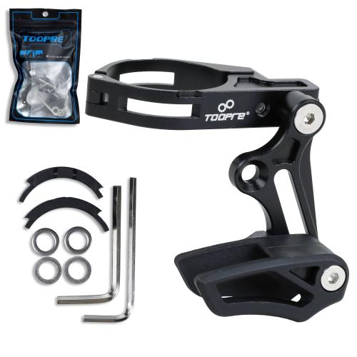 Успокоитель цепи на раму. Диаметр 34.9мм/27.2мм. Звезды 32-38Т. TOOPRE PL01. Алюминий/пластик. Черный /уп 50/