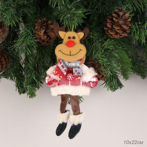 Новогоднее украшение Олень 22 см / NA121 /уп 100/
