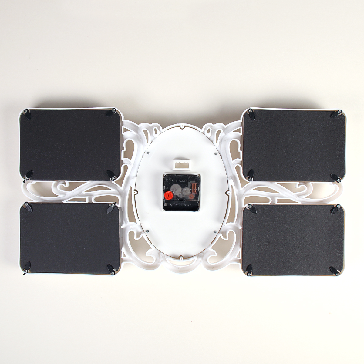 Фоторамка коллаж с часами 52х27 см / 082 /уп 18/ 4 фото