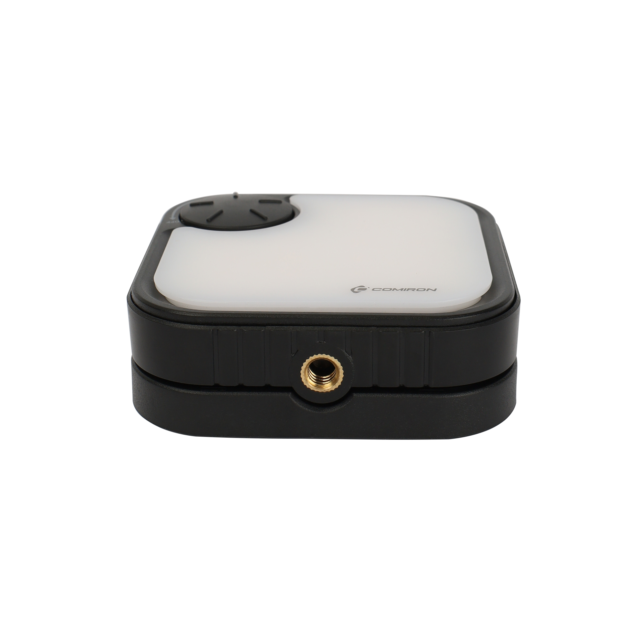 Фонарь кемпинговый COMIRON "ILLUMINATION". Подзарядка от солнца. Корпус ABS; Свет 15-750lm; Аккум 3000 mAh; USB, Type-C. Вес-165гр. /уп100/