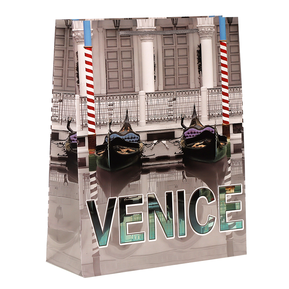 Пакет подарочный 26x32x10 / 24817M /уп 12/480/