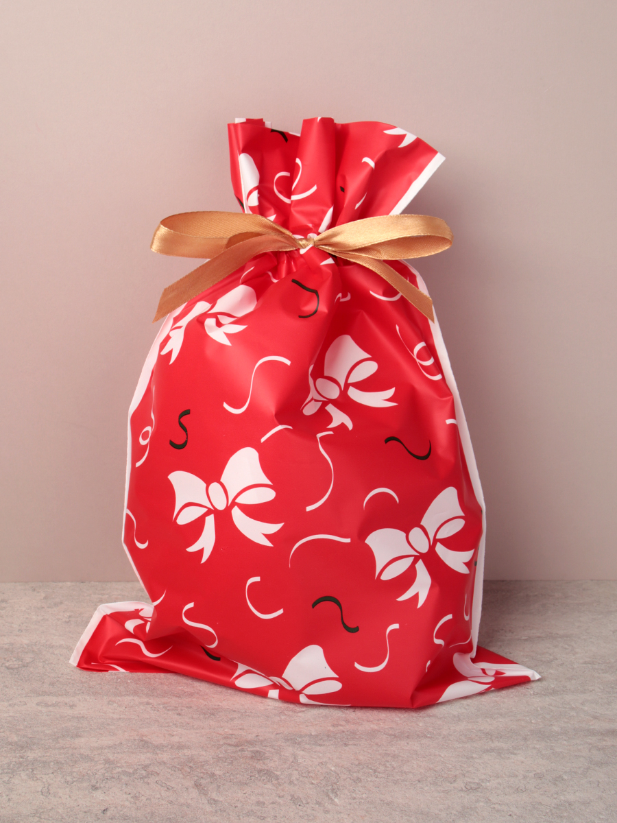 Мешочек подарочный набор 50 штук 23х34 см Банты / YI2334-3 /уп 40/