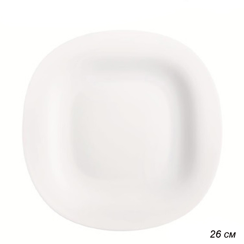 Тарелка обеденная 26 см Нью Карин белая / H5604 /уп/ 