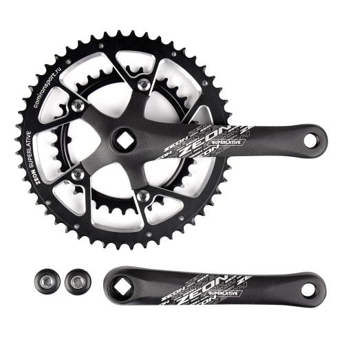 Система шатунов ZEON SUPRELATIVE звёзды алюминиевые 34/50Т, шатуны 170 мм, кованый алюминий 6061-T6, вес системы 713 г /уп 20/