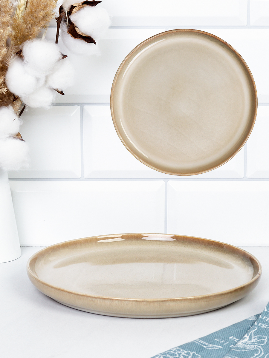 Тарелка 260 мм / 88011-10,5 /уп 6/12/ Глазурованное реактивное покрытие