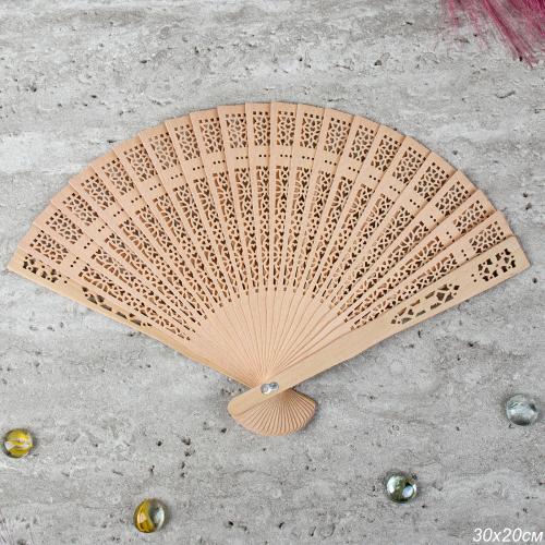 Веер 20 см / 622-6 /уп 50/1000/дерево