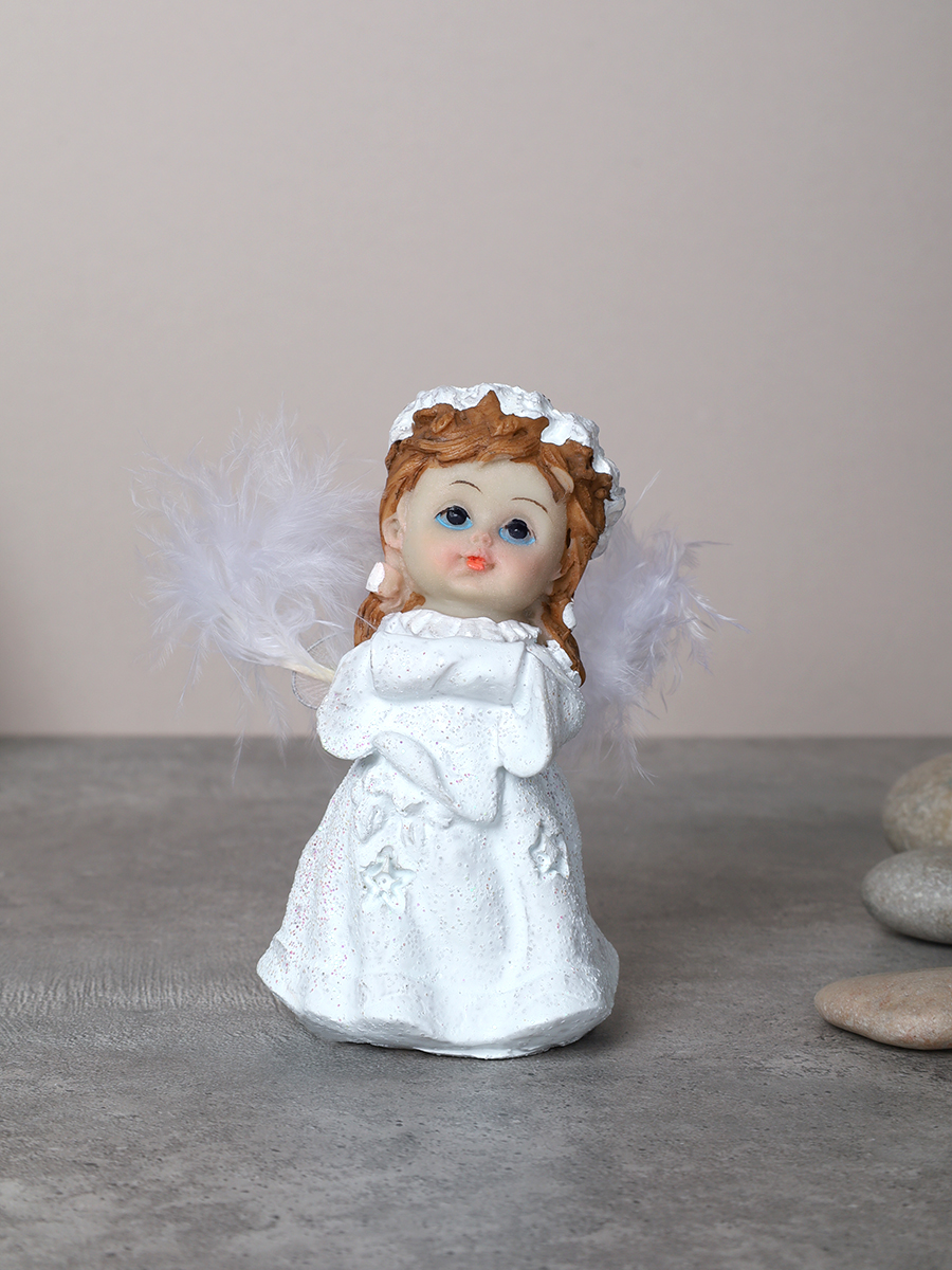 Фигурка Ангел 10 см / QТ34 /уп 4/144/крылья перо
