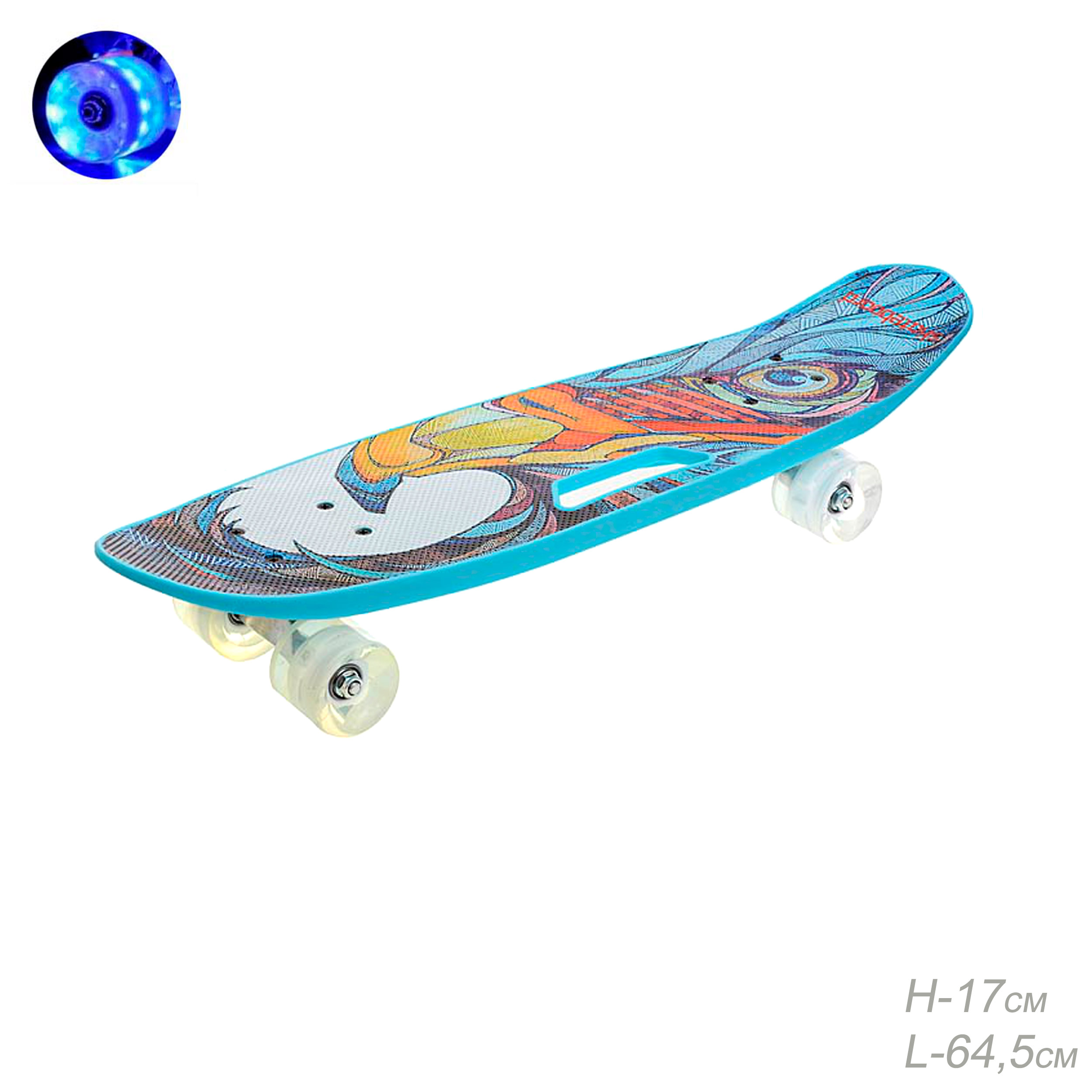 Пенни-борд Woohooo Еagle / полиуретановые колеса / уп 8