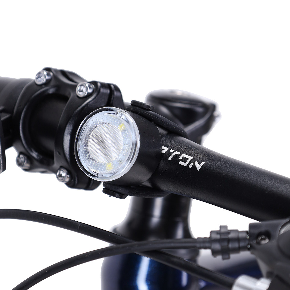 Набор фонарей передний и задний COMIRON "SIGNAL" корпус: ABS, свет LED, 20lm, 250mAh, 4 режима, Type-C, Вес 25гр /уп 200/