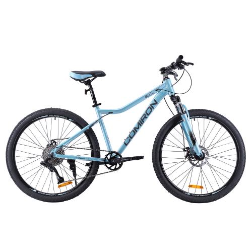 Велосипед 27,5" рама 17" 1x10sp COMIRON DESIRE голубой дымный