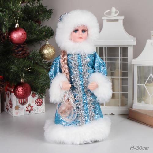 Фигурка Снегурочка 30 см / 15B23-12 /уп 36/ музыкальная