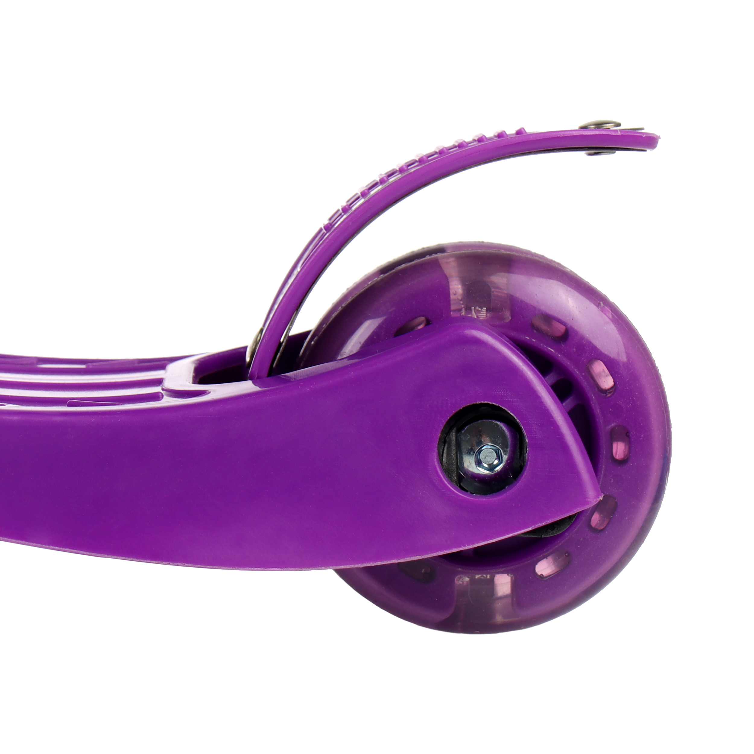 Самокат трехколесный от 3-х лет Yeenot Kids GT4108, до 50кг, вес 2.3кг, свет. колёса PU 116мм ABEC7, фиолетовый, БК/уп10/ АКЦИЯ!