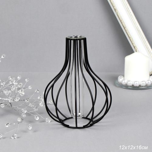 Ваза для цветов 16 см / WC-1032-1 /уп 60/