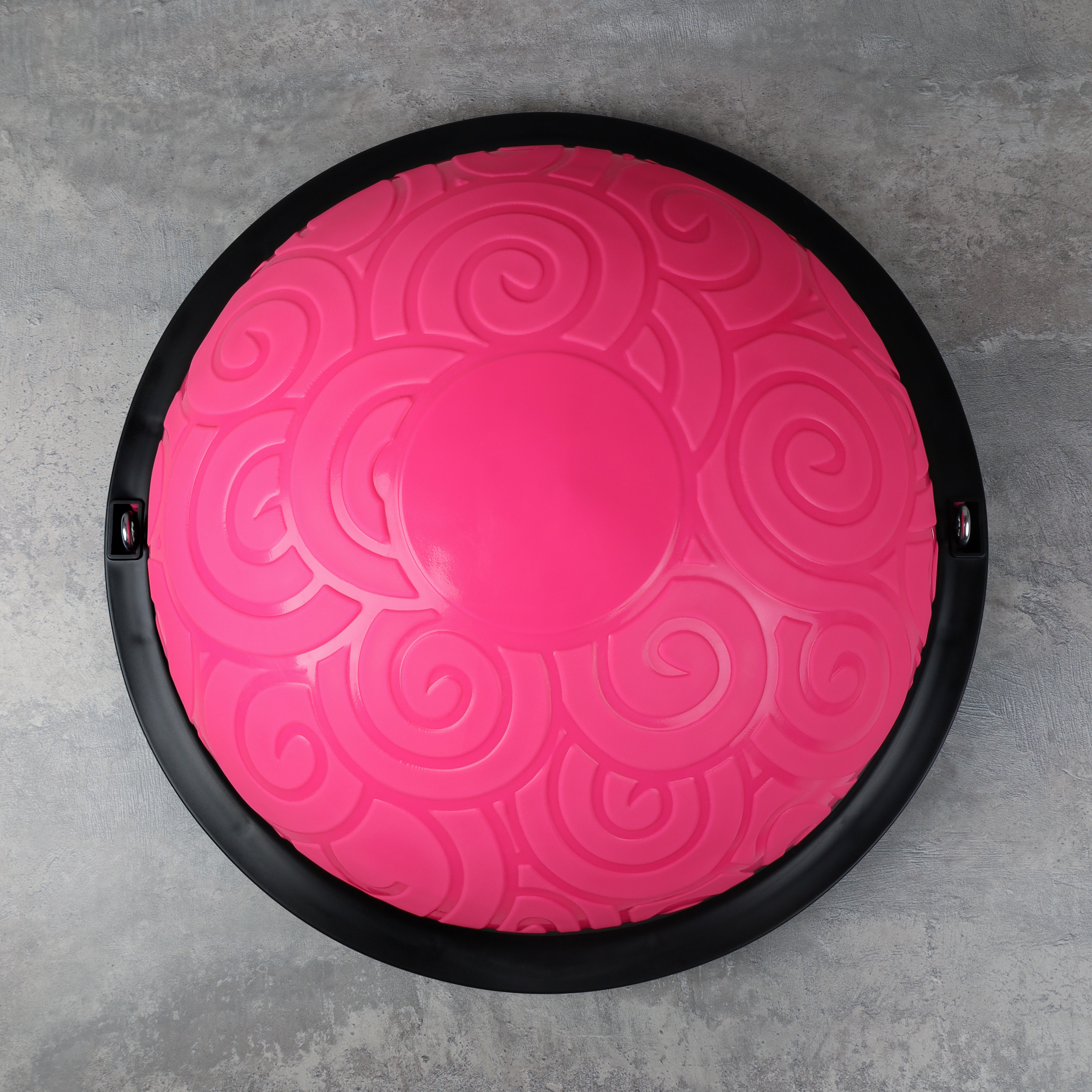 Полусфера балансировочная BOSU 46см Woohooo Curls эспандер, насос/ розовый/ B46Cu-P/ уп5