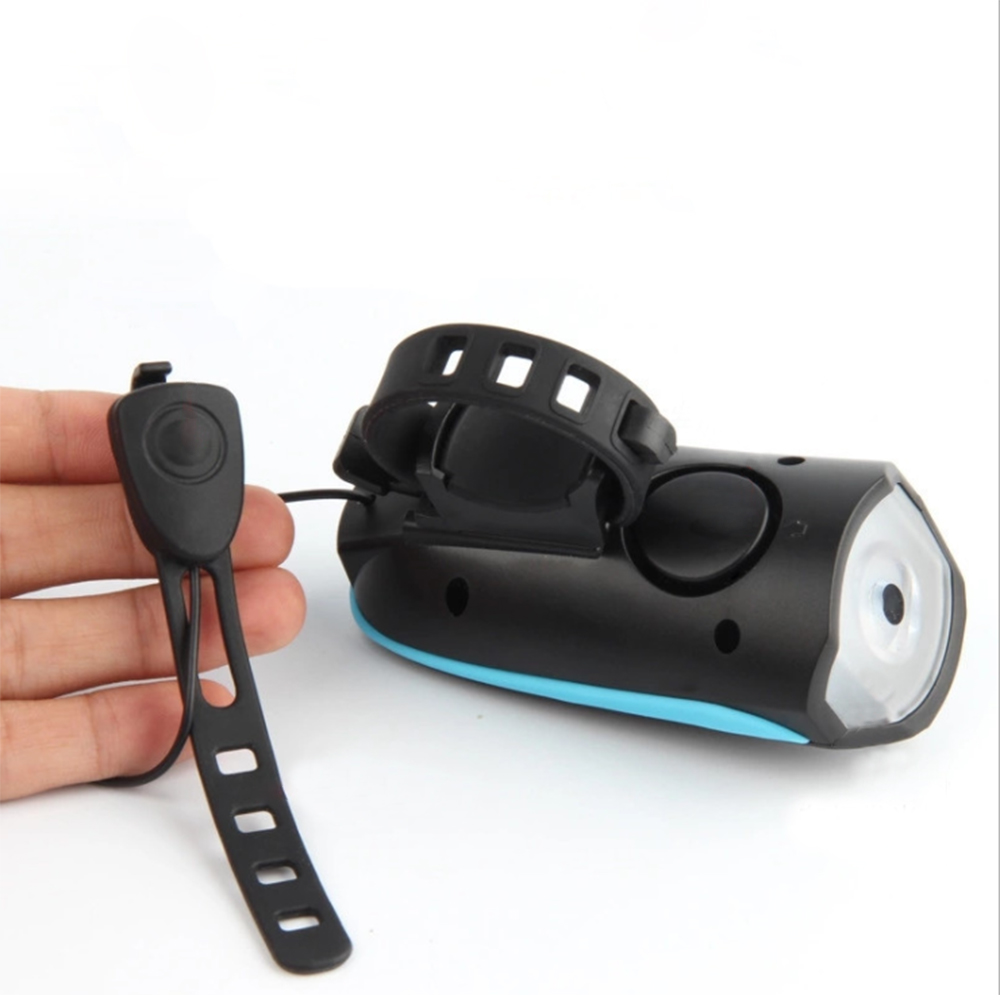 Фонарь передний COMIRON "EASY" корпус: ABS; свет: CREE XPG, 250lm; аккумулятор 1200 mAh, USB, сигнал 140Дб, влагозащищённый, синий. АКЦИЯ /уп 60/120/