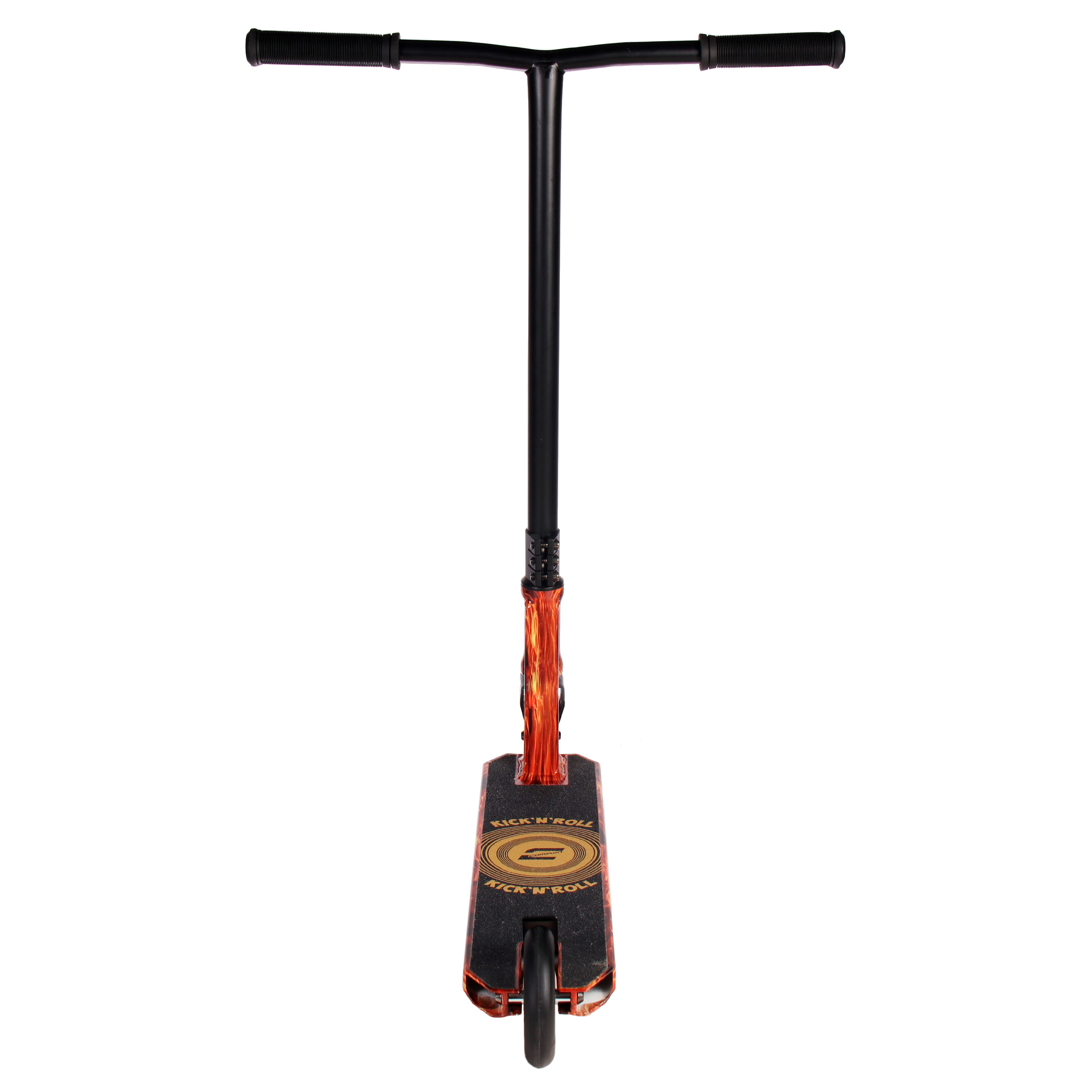 Самокат трюковый COMIRON Kick’N’Roll 325, компрессия HIC, дека 52х12см, колеса 110мм PU, обода Alloy 6061, ABEC 9, T - руль Cr-Mo4130/уп 4/ ОГНЕННЫЙ
