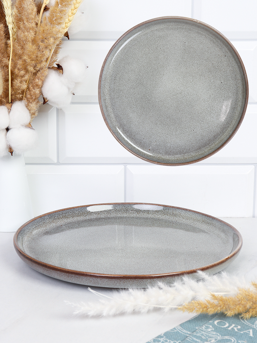 Тарелка 265 мм / 88013-10,5 /уп 6/12/ Глазурованное реактивное покрытие ДОП СКИДКА НА КОРОБ 2%