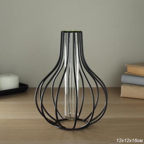 Ваза для цветов 16 см / WC-1032 /уп 60/