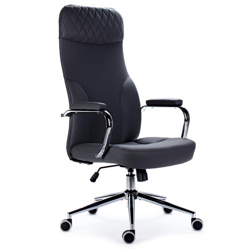 Кресло руководителя CH-10M Ch Серый экокожа