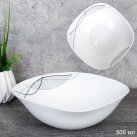 Тарелка суповая квадратная 500 мл 165 мм / LKSW65 (2029) /уп 6/60/ Абстракция Волны 735586